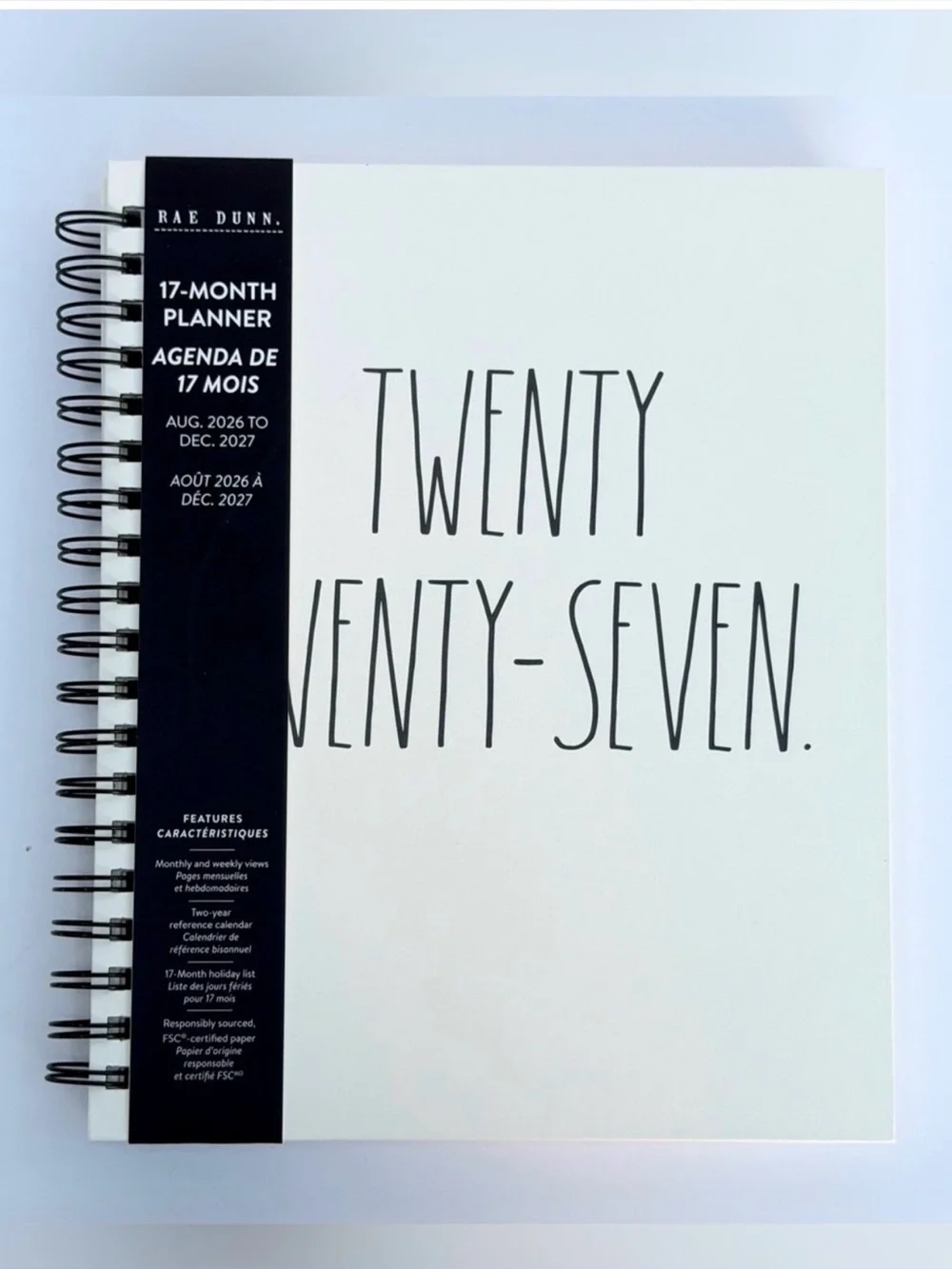 Rae Dunn 2027 hardcover planner - Brand new 8/26-12/27 Brand new!